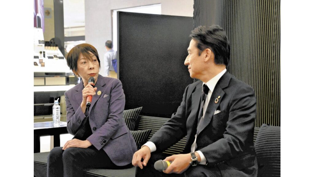 [ニュース] 「小倉織」復元させた築城則子さん、共同制作した建築家・隈研吾さんとのエピソード披露