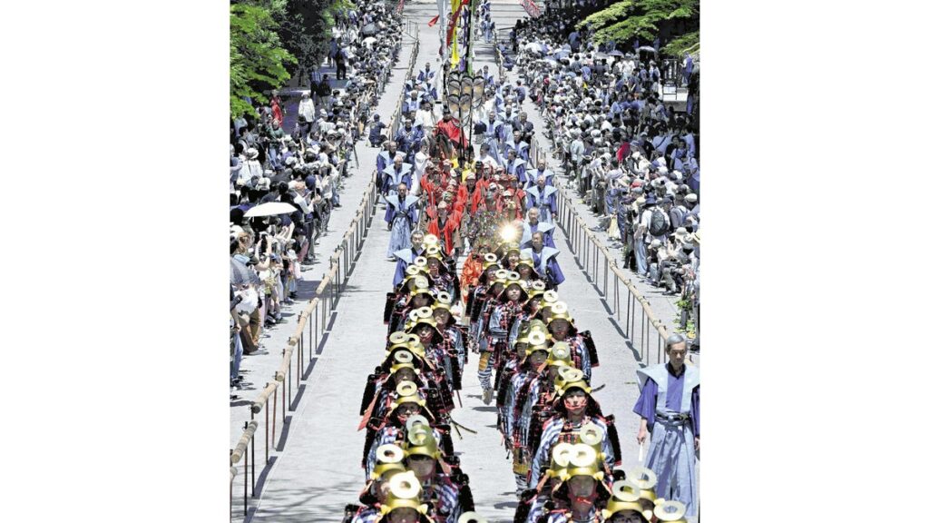 [ニュース] 千人武者行列が東照宮を練り歩く…５年ぶりに通常開催