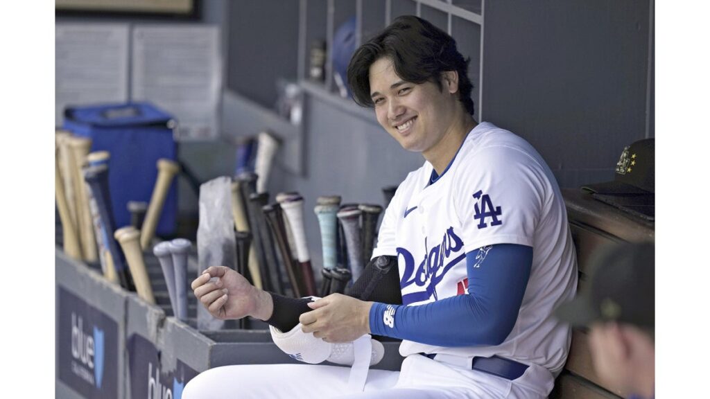 [大リーグ] ドジャース大谷翔平、８回に俊足飛ばし内野安打…塁審と交錯も大事に至らず