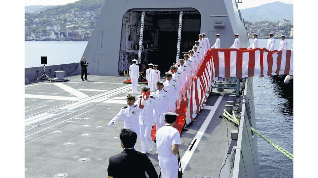 [ニュース] 護衛艦「やはぎ」国に引き渡し…三菱重工業長崎造船所で建造、半導体不足の影響で半年遅れ就役