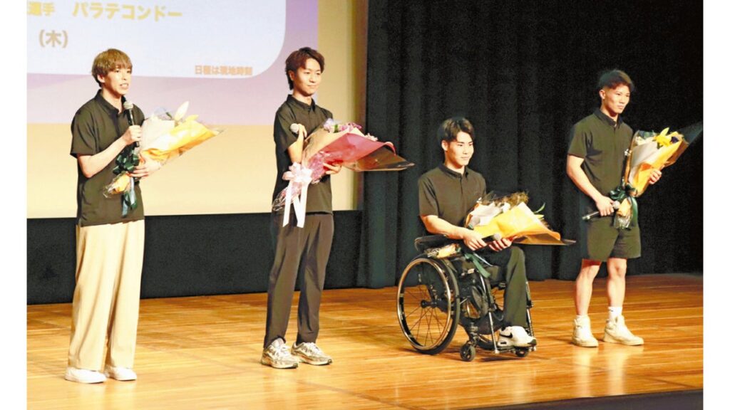 [ニュース] 五輪・パラ出場予定の福岡県ゆかり４選手、小学生らに健闘誓う…「金メダルしっかり取りに」