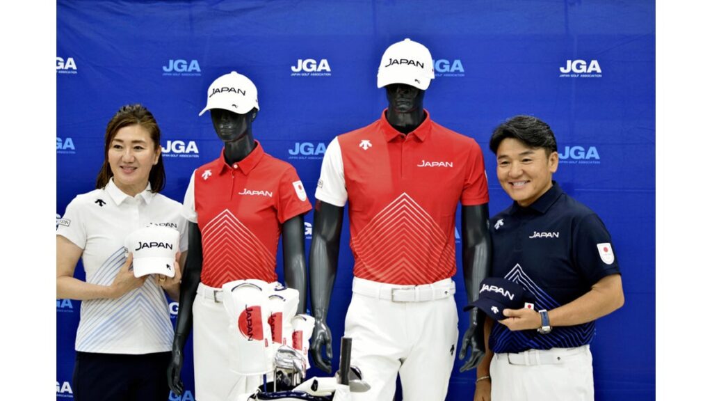 [パリオリンピック２０２４] 北斎の「富嶽三十六景」をイメージ…パリ五輪・ゴルフ代表ユニホームお披露目