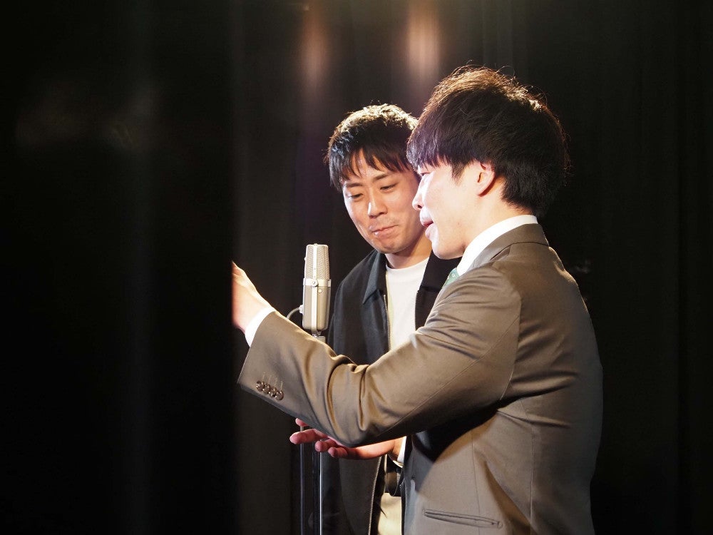 下町モルモットの奥山さん（左）とれいギャラクシーさん