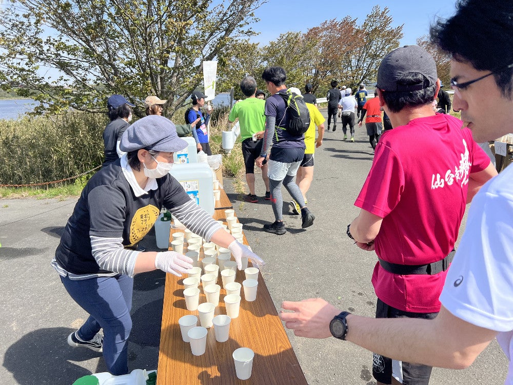 給水は日本酒の仕込み水。うまい！