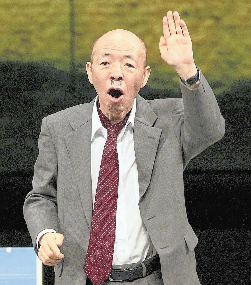 坂田利夫さん＝２０１５年３月撮影
