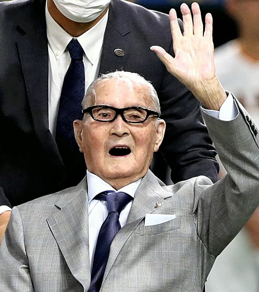 長嶋茂雄終身名誉監督（３日）＝安川純撮影