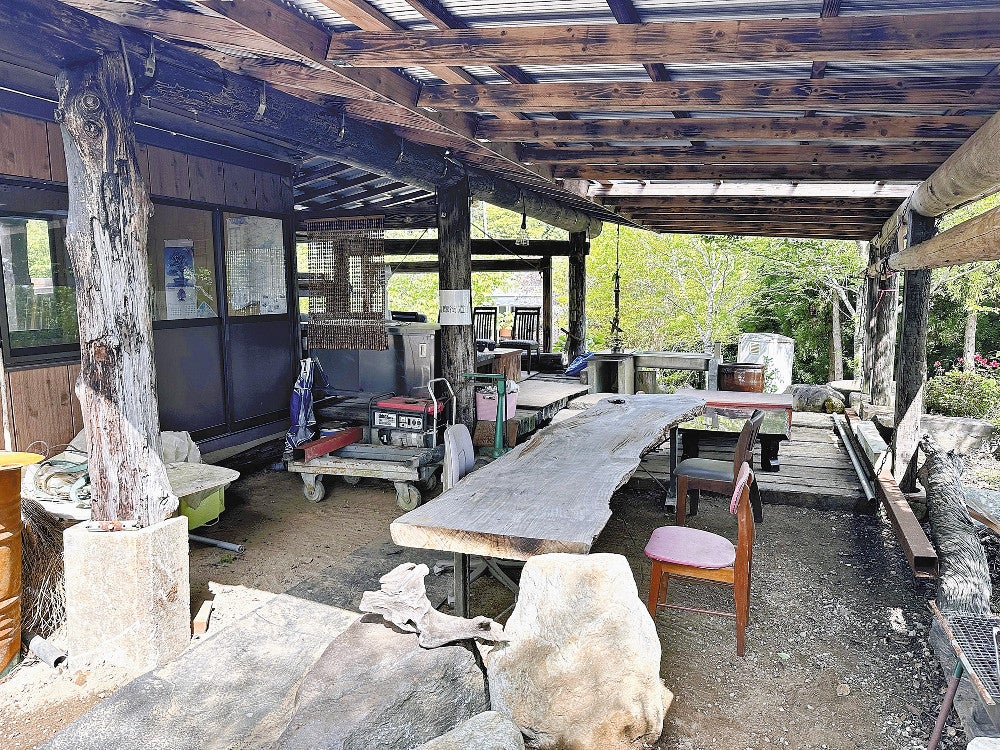 展望台にある小屋