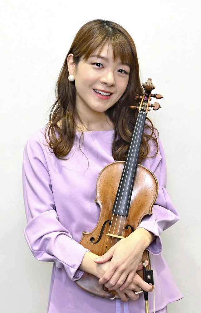 バイオリニストでタレントの廣津留すみれさん