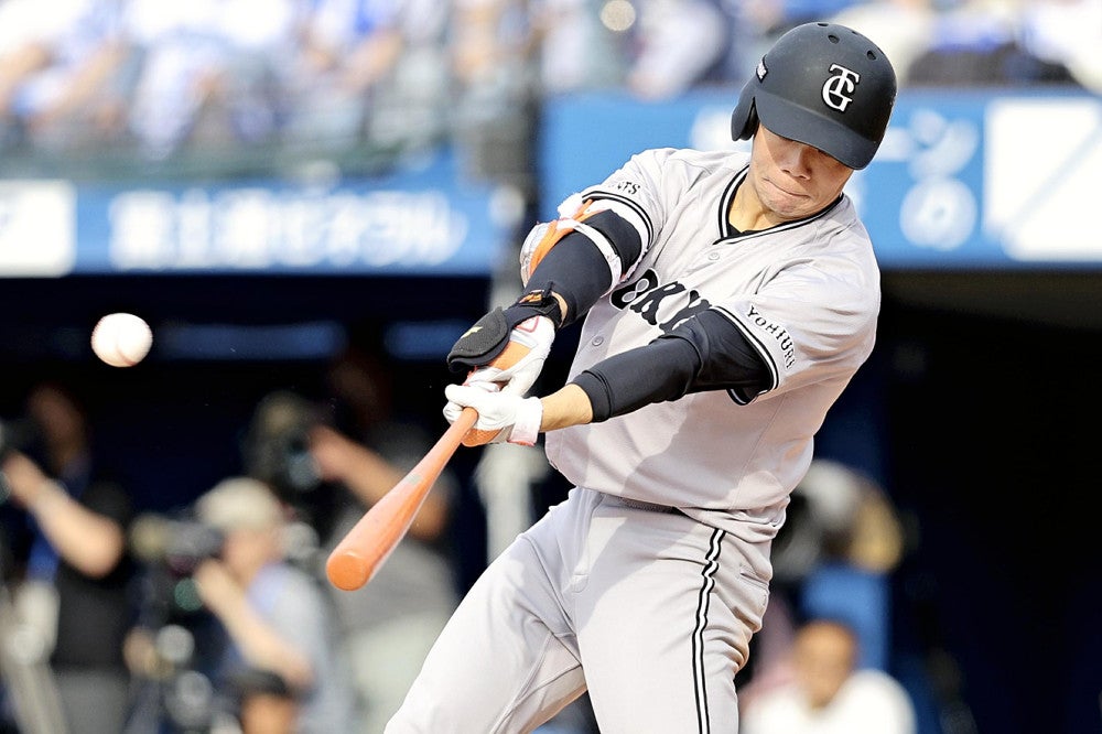 ４月２８日のＤｅＮＡ戦でプロ初の猛打賞をマークした佐々木