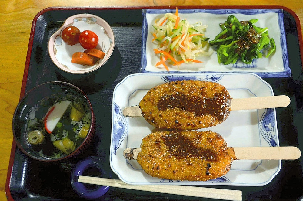人気の五平餅定食