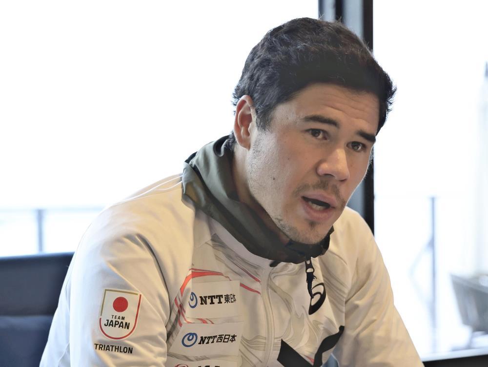 今年４月の取材で横浜大会への意欲を語るニナー賢治