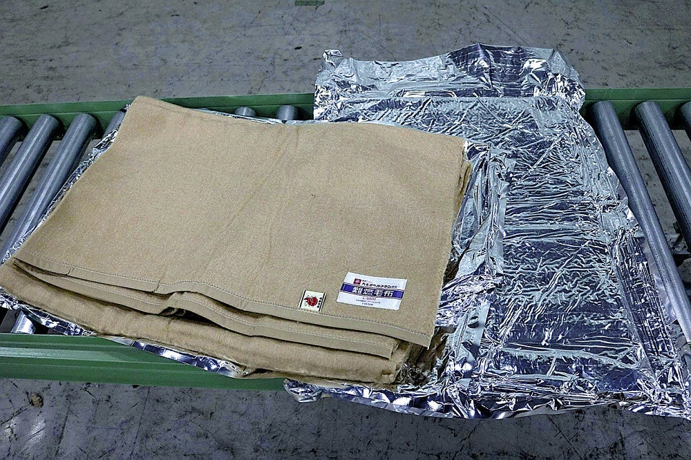大阪府が備蓄している災害用毛布