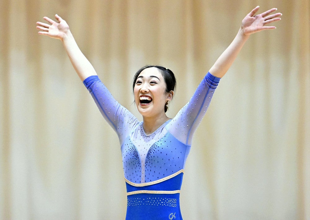 パリ五輪代表に内定した森ひかる（１２日）＝武藤要撮影