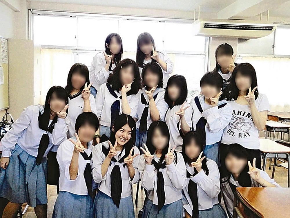 高校時代の廣津留さん（本人提供）※写真は一部加工しています。