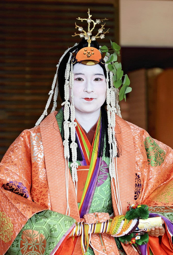 斎王代の松浦璋子さん（京都御所で）＝川崎公太撮影