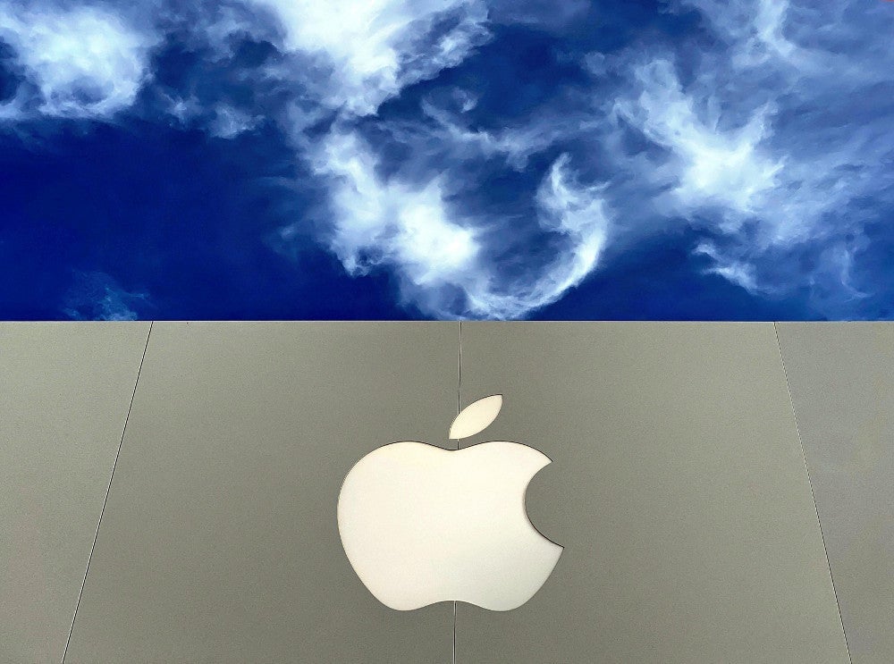 アップルのロゴ＝ロイター