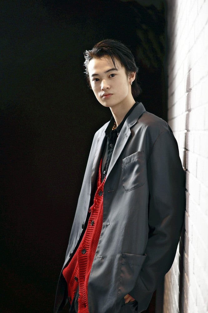 映画「ハピネス」に主演する窪塚愛流さん（東京都渋谷区で）＝今利幸撮影