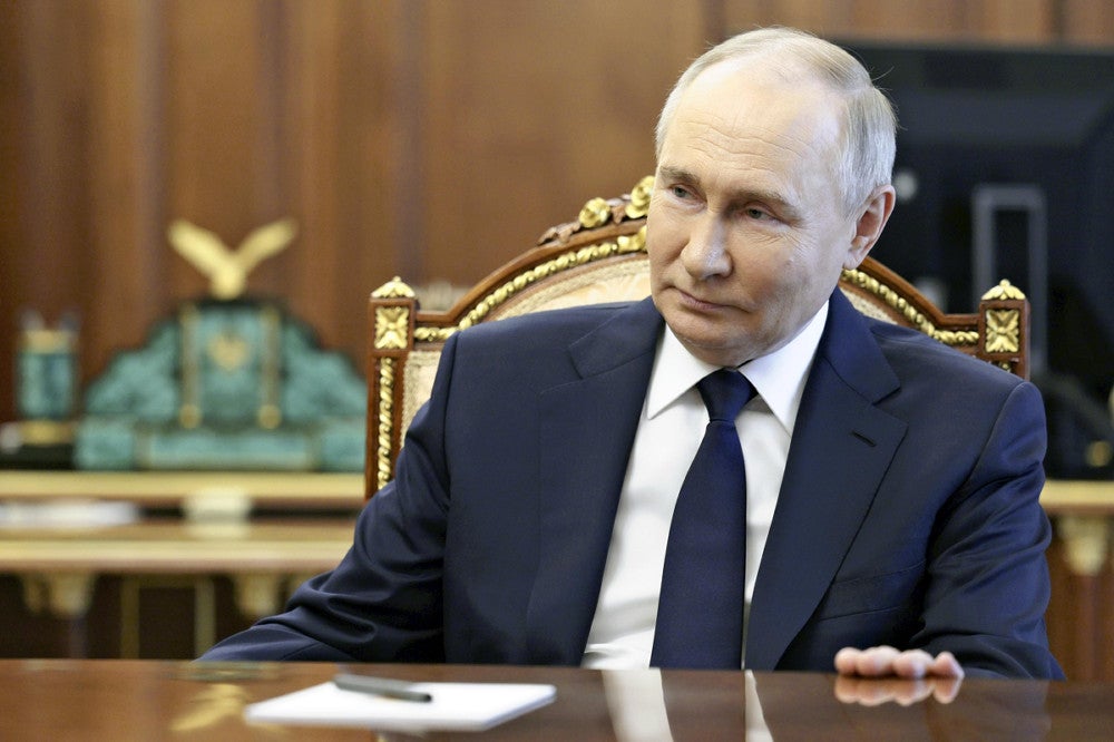 プーチン大統領（１５日）＝ＡＰ