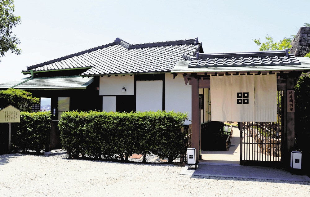 宿泊客が泊まる延寿閣別館（香川県丸亀市で）