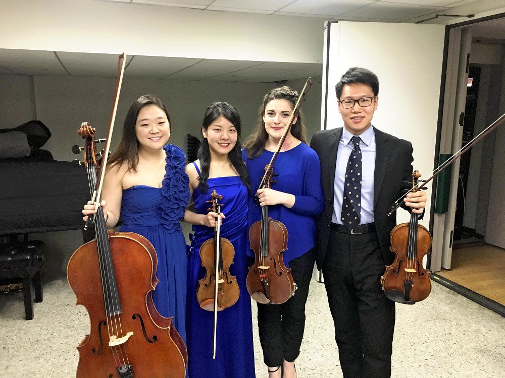 ジュリアード音楽院では音楽漬けの日々を送った（本人提供）