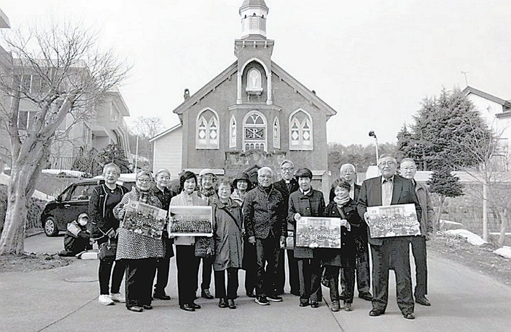 展示されている石井さんの作品「時の流れ」