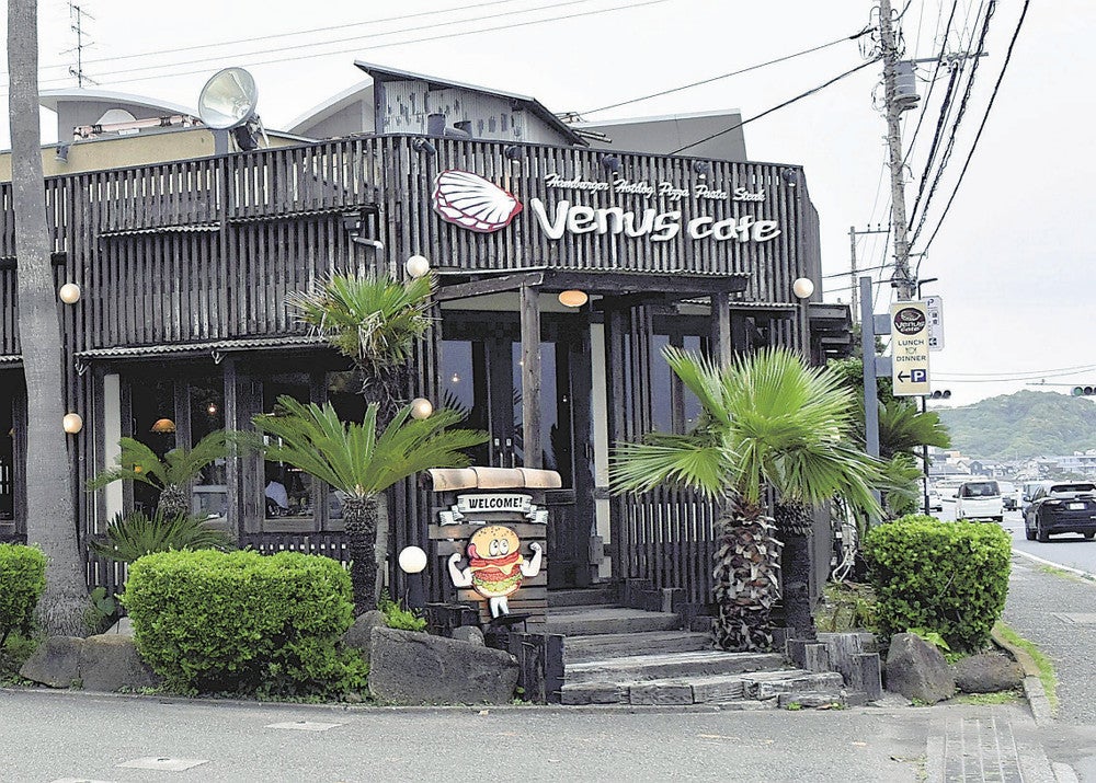 市が明け渡しを求めているカフェ（２７日、神奈川県鎌倉市坂ノ下で）