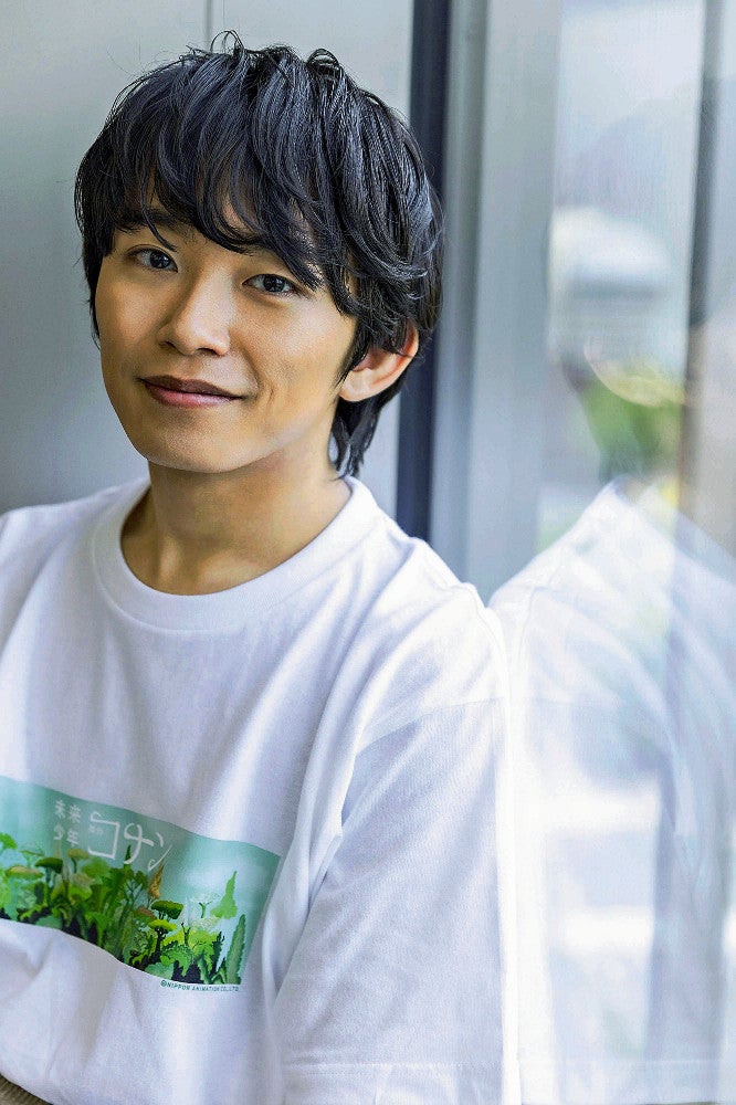 劇中でのお気に入りは空中要塞（ようさい）ギガントを表した場面。「稽古場で初めて見たときに『そう来るか』とびっくり。度肝を抜かれました」（写真・山本春花）