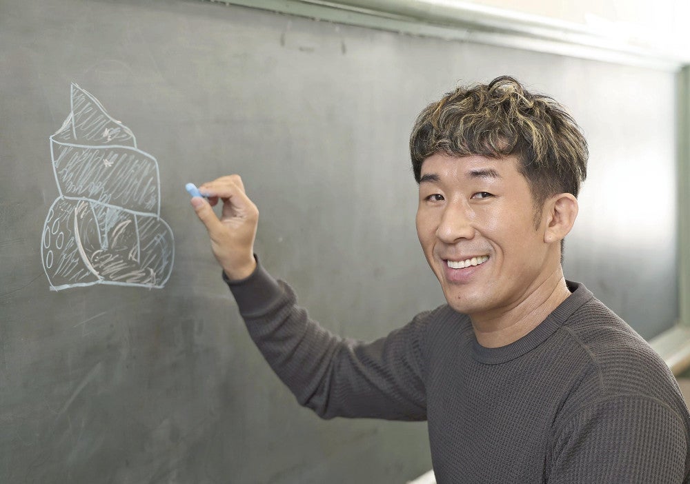 お笑いコンビ「麒麟」の田村裕さん（４月１９日、東京都新宿区で）