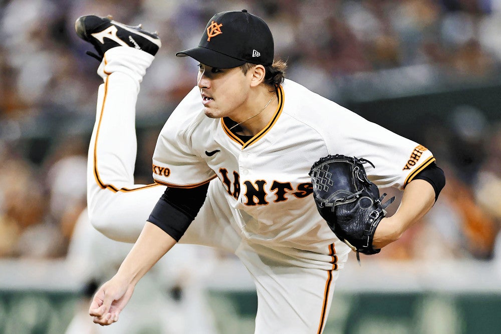 ６回途中まで無失点と好投した先発の堀田