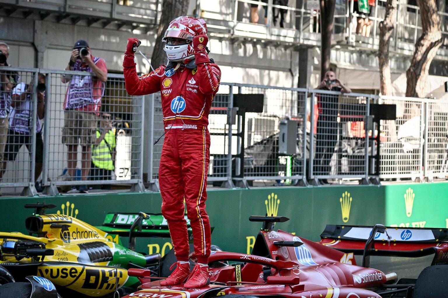 我らがシャルル・ルクレールがついに地元レースで優勝しました。おめでとうございます🇲🇨