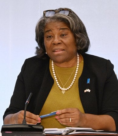 トーマスグリーンフィールド・米国連大使の卒業式スピーチ中止 ガザ停戦「拒否権」に学生反発