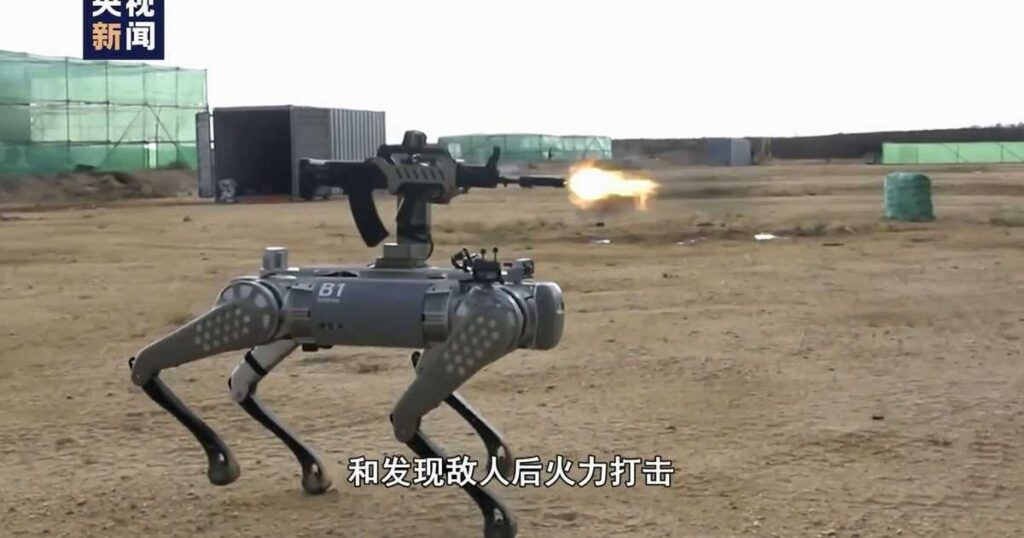 中国が軍事演習に「ロボット犬」導入 背中のライフルで敵を攻撃、偵察も - 産経ニュース