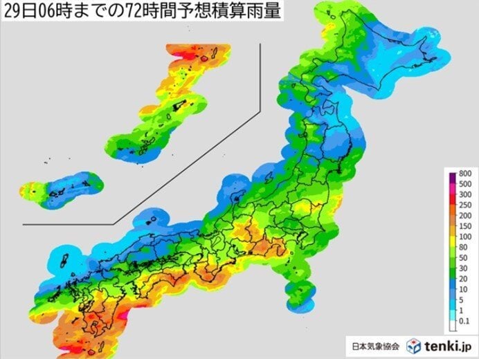 週明け 西日本・東日本で大雨 28日は前線の活動が活発化 台風1号の動向にも注意(気象予報士 青山 亜紀子 2024年05月26日) - tenki.jp