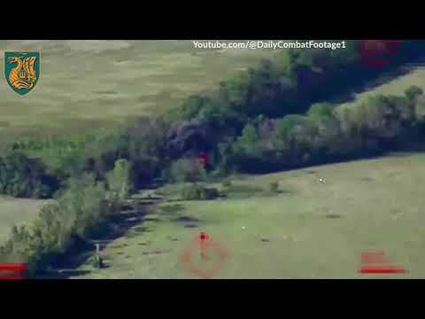 ミコライウ海兵隊の攻撃ドローン「フクロウ」部隊のオペレーターが、ハリコフ方面の敵の装備と弾薬の集中地点を攻撃した。