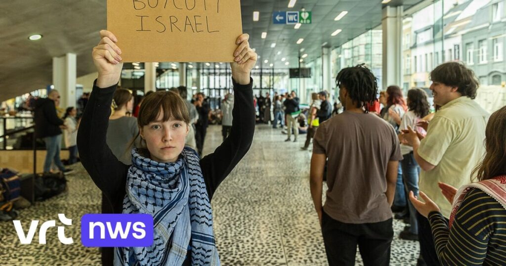 ゲント大学がイスラエルとの学術協力を停止、抗議者は全面ボイコットを要求し座り込み継続