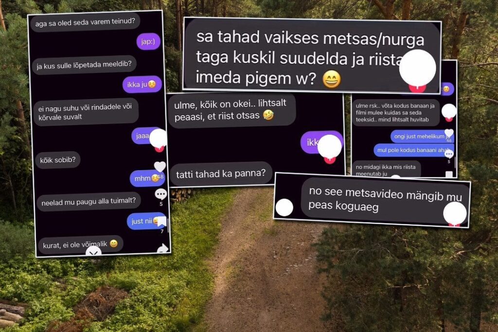 エストニア人ランナーが森の中で14歳の少女を誘惑し、「私のパンチを鈍く飲み込んでいるの？」と話しかけた。