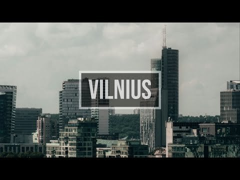 ビリニュスのドローン映像