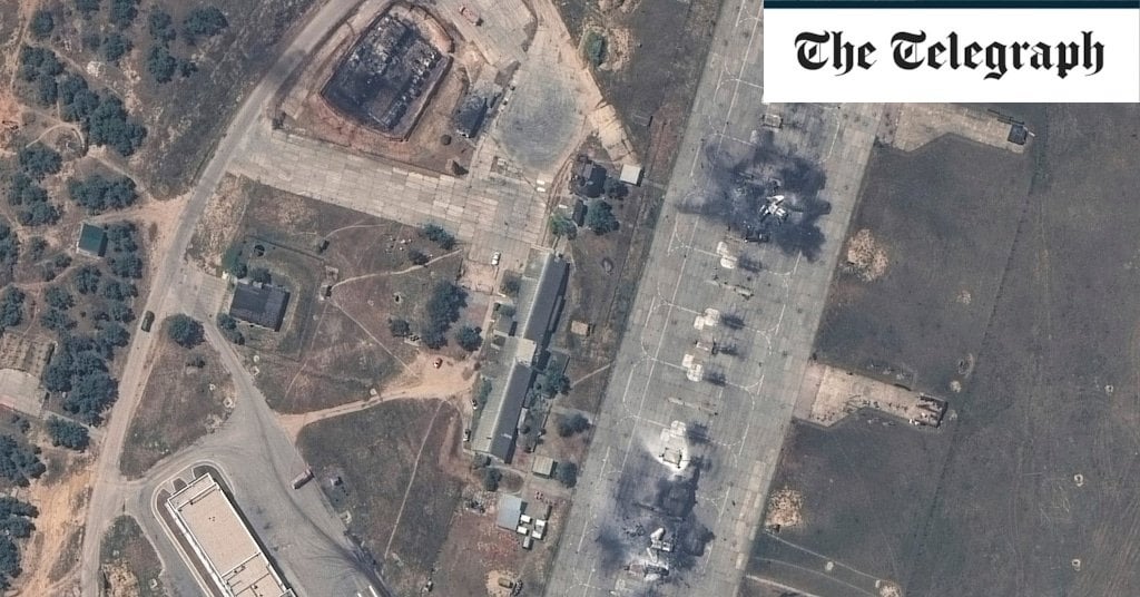 ウクライナ、長距離ミサイル攻撃でロシア戦闘機4機を戦闘不能に