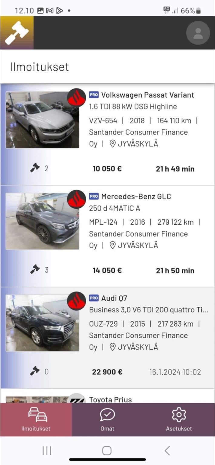 カーオークションサイト