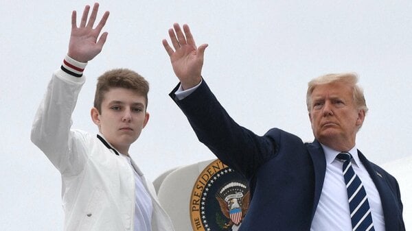 身長2メートル超に成長のトランプ前大統領の三男バロン氏が18歳で共和党フロリダ州代議員に アメリカ政界に進出へ｜FNNプライムオンライン - FNNプライムオンライン