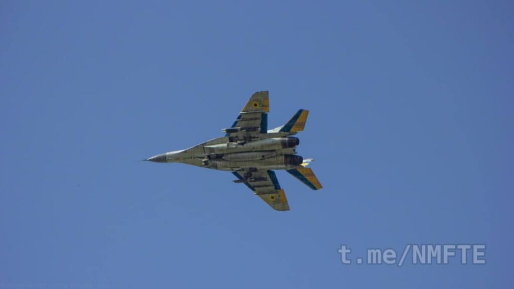 ウクライナで運用中のMiG-29AS。スロバキアから供給。