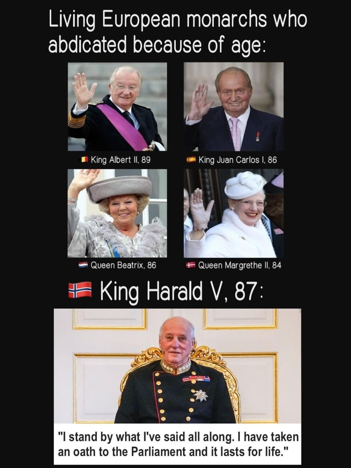 r/monarchism で見つけたハラルド V ミーム
