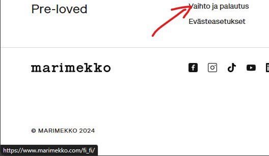 マリメッコの悪質なコンプライアンス？