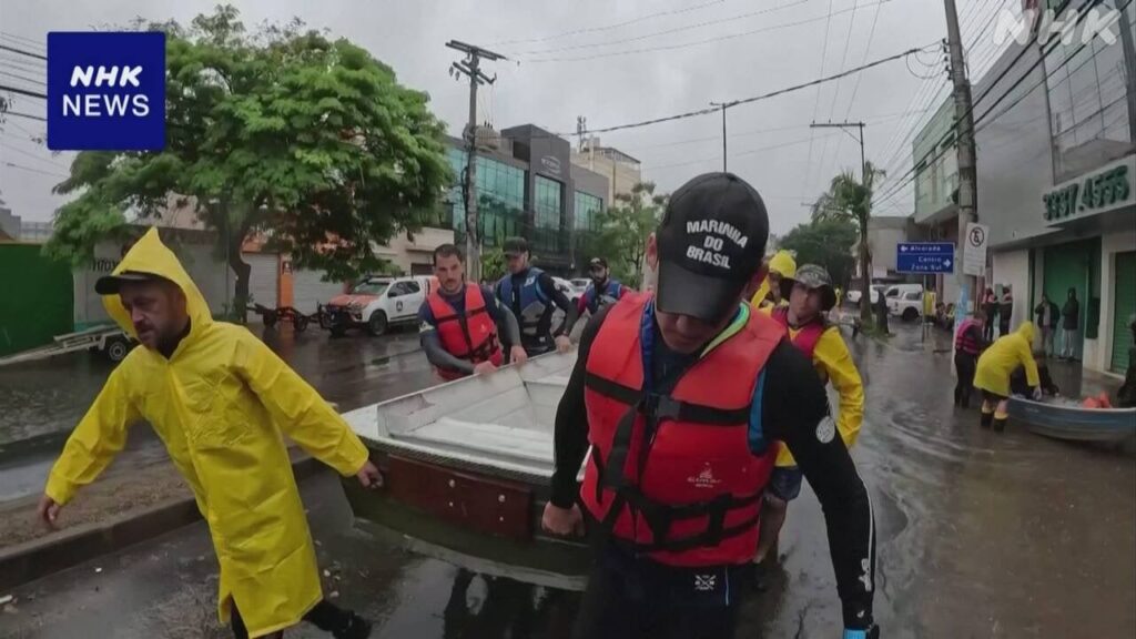 ブラジル 大雨で死者145人 パリ五輪断念し支援活動する選手も | NHK - nhk.or.jp