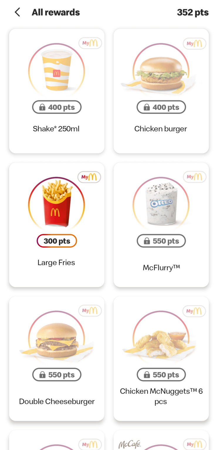 マクドナルドのラージフライドポテト無料