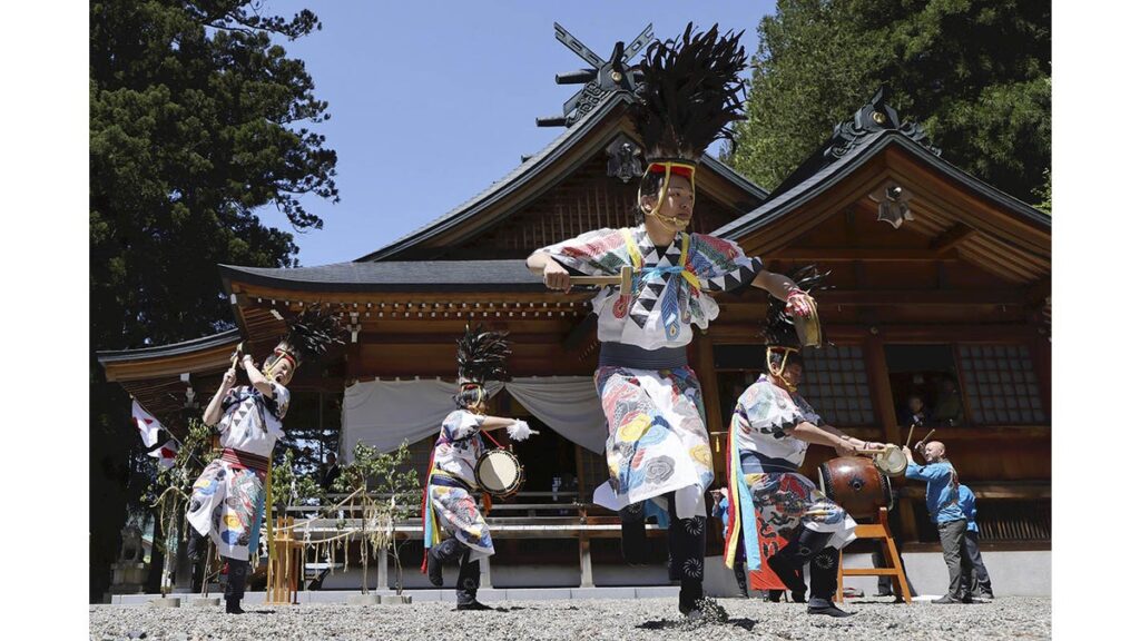 [Pick up photos] 北アルプス 安全願って 開山祭