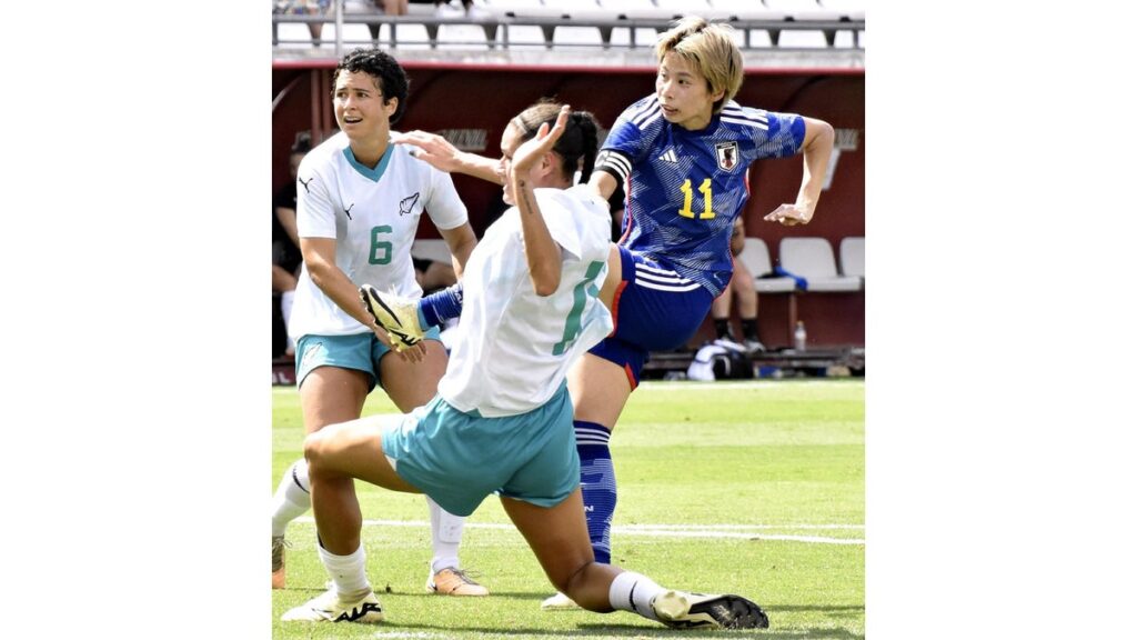 [パリオリンピック２０２４] なでしこＪ快勝、「粒ぞろい」の前線で田中美南が好アピール…「良さを出せた」と納得の表情