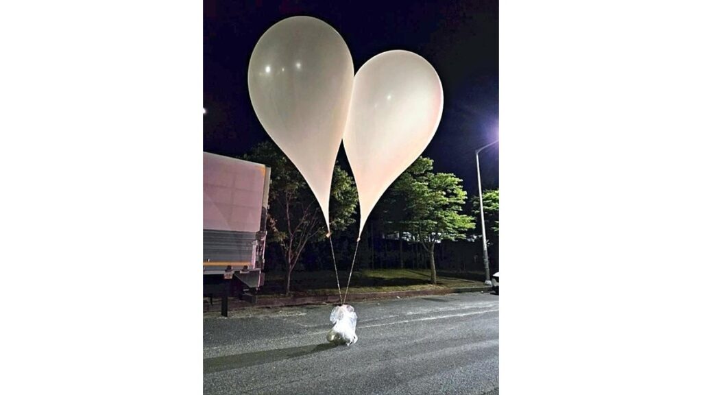 [国際] 北朝鮮が「汚物風船」の暫定的中止を発表、７２０個飛来した韓国の「報復措置着手」を受けて対応