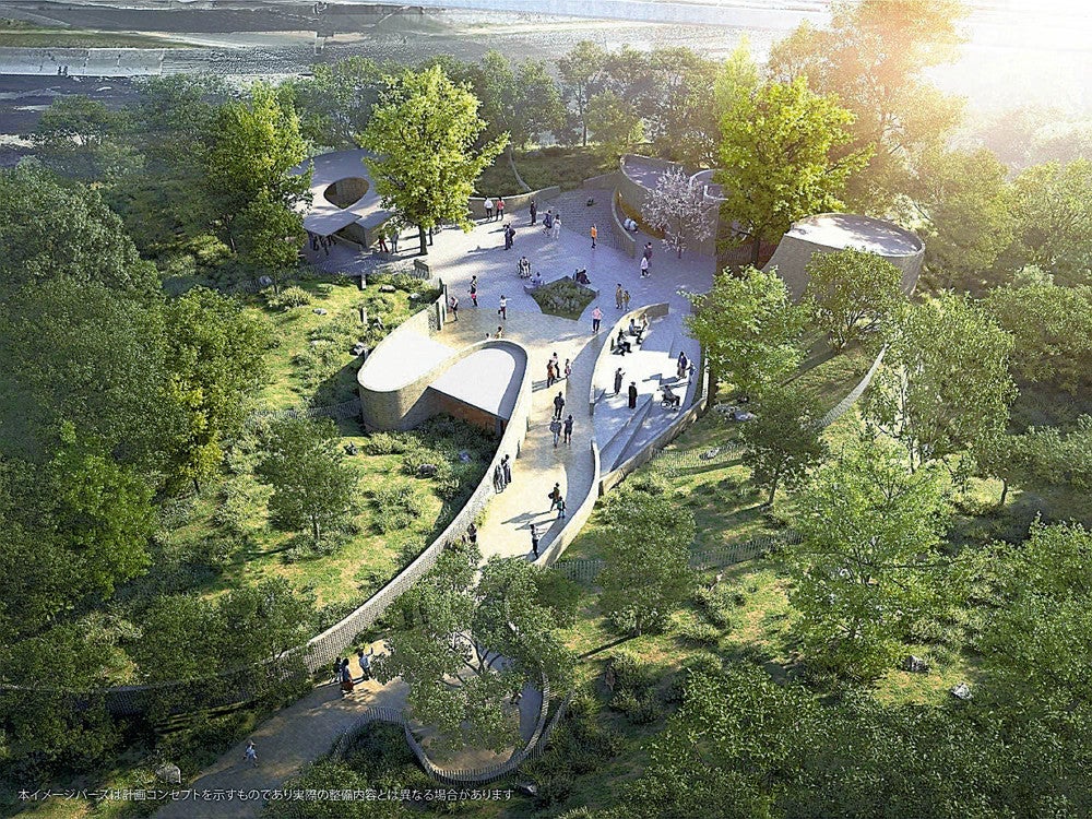 改修後のウォンバット舎周辺のイメージ＝池田市提供