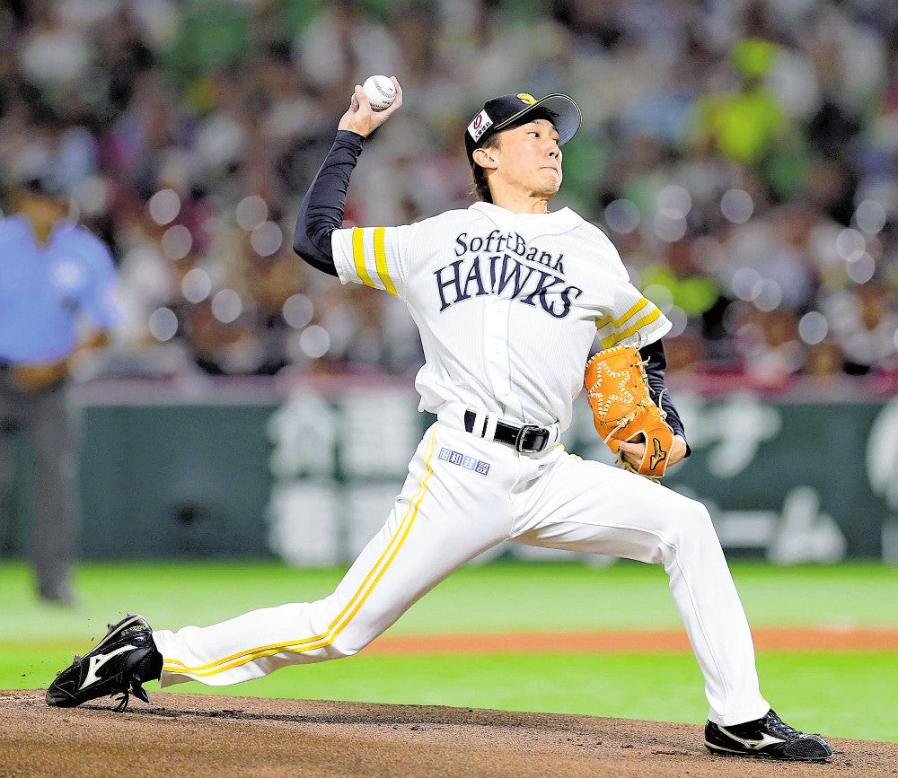 ７回無失点で４勝目を挙げた大津